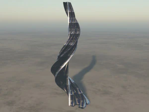 spiral tower 3D Model