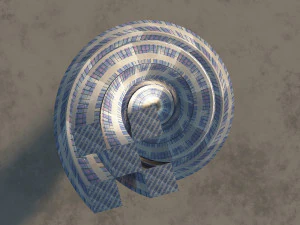 spiral tower 3D Model