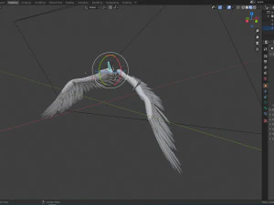 angel or bird wings 3D Model