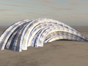 futuristic building 3D Model