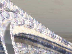 futuristic building 3D Model