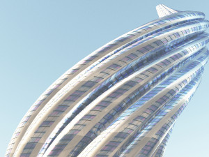 swirling tower 3D 모델