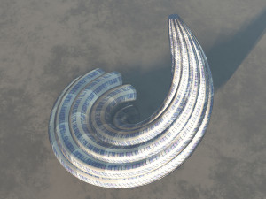 swirling tower 3D 모델