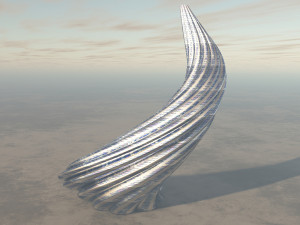 swirling tower 3D 모델