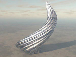 swirling tower 3D Model