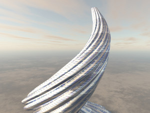 swirling tower 3D 모델