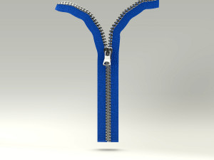 zipper Model 3D