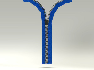 zipper Model 3D