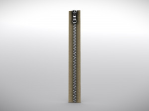zipper Model 3D