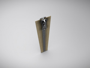 zipper Model 3D