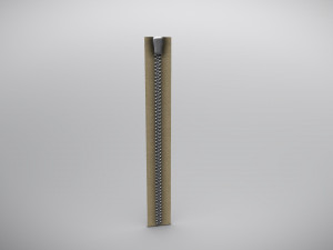 zipper Model 3D