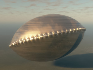 ufo or alien building 3D-Modell