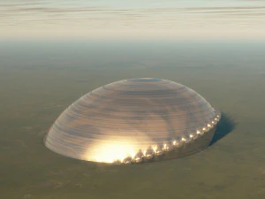 ufo or alien building 3D Model