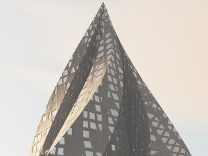 pyramid skyscraper Model 3D