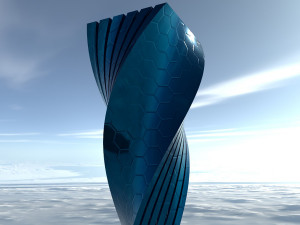 aliens tower 3D Model