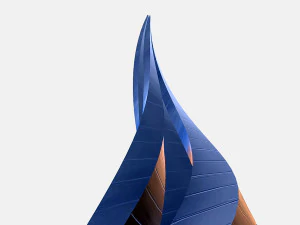 glass futuristic skyscraper 3D Model