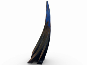 glass futuristic skyscraper Modelo 3D