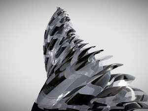 glass sculpture 3D 模型