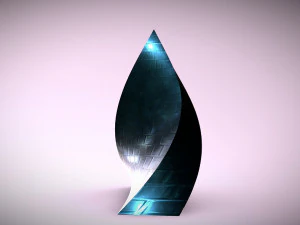 twist flame building 3D Model
