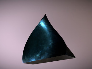 twist flame building 3D 模型