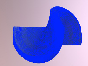 twist flame building 3D 模型
