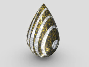 drop alien spaceship 3D Model