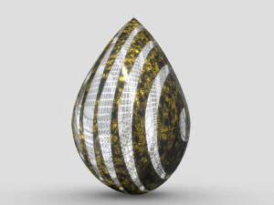 drop alien spaceship 3D Model