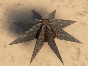 sci fi building 3D 모델