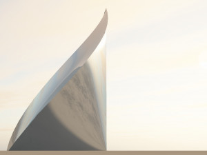 chrome pyramid Modelo 3D