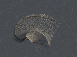 chrome pyramid Modelo 3D