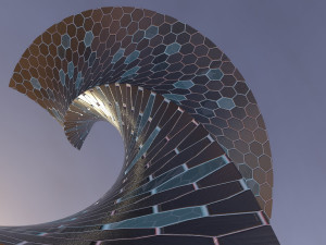 twisted alien skyscraper Modelo 3D