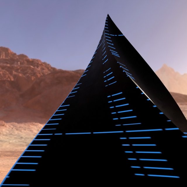 mystic alien pyramid 3D Модель .c4d .max .obj .3ds .fbx .stl .blend 
