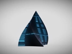 mystic alien pyramid 3D Model
