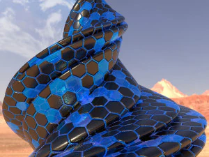 Alien-Architektur 3D Modell