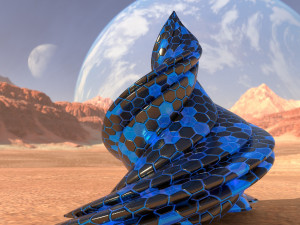 alien architecture Modelo 3D