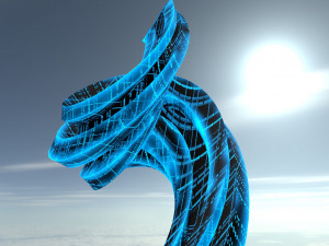 curly tower Modelo 3D