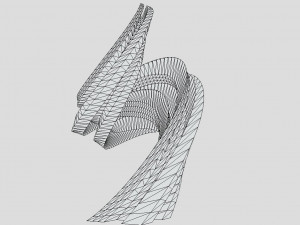curly tower 3D Модель