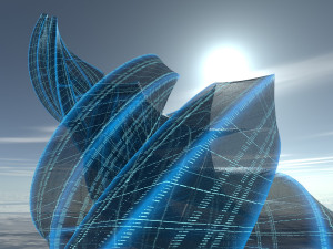transparent building 3D Модель
