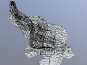 transparent building Model 3D