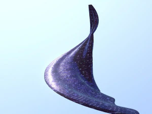 elegant purple fantasy building 3D Model
