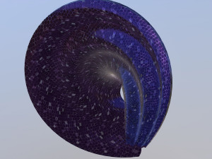 elegant purple fantasy building 3D मॉडल