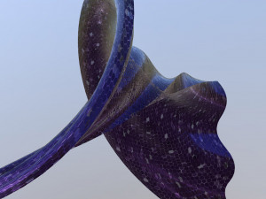 elegant purple fantasy building 3D मॉडल