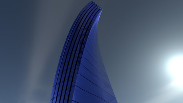 glass building 3D-Modell .c4d .max .obj .3ds .fbx .stl .blend 