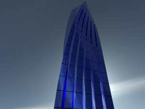 glass building 3D-Modell