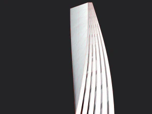 ガラス張りの建物 3Dモデル