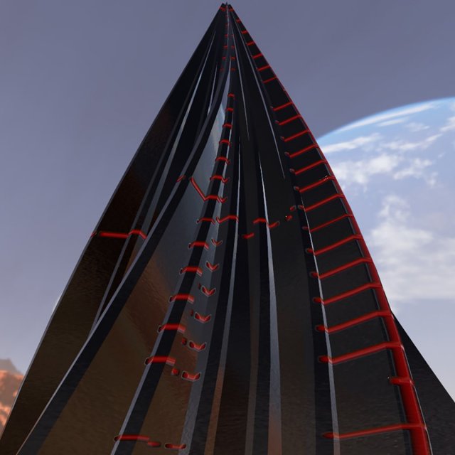 alien pyramid 3D Модель .c4d .max .obj .3ds .fbx .stl .blend