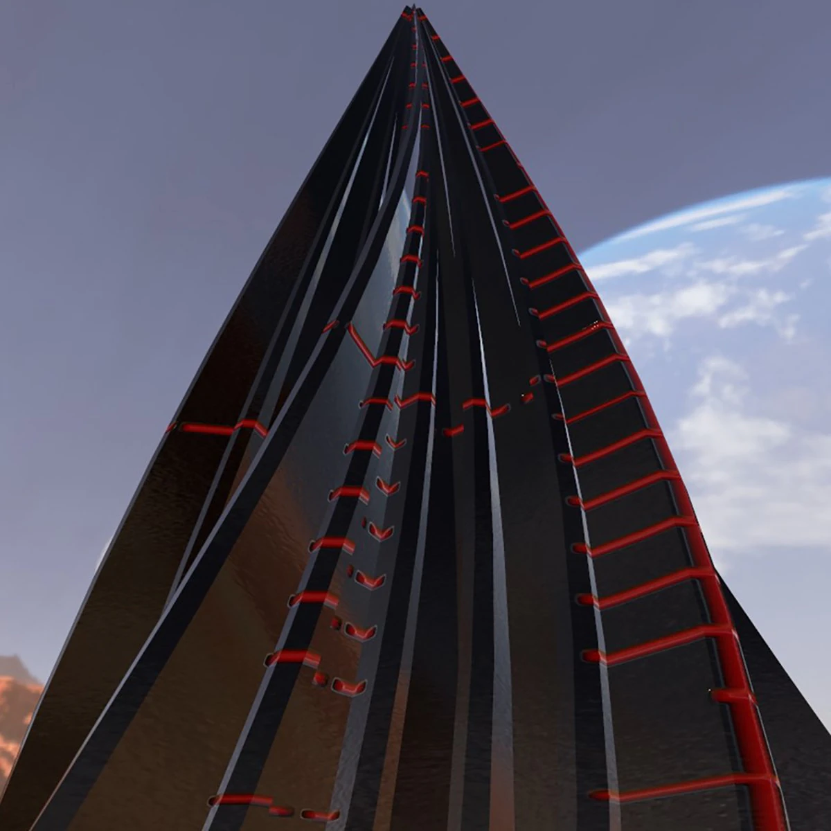 alien pyramid 3D Model .c4d .max .obj .3ds .fbx .stl .blend 