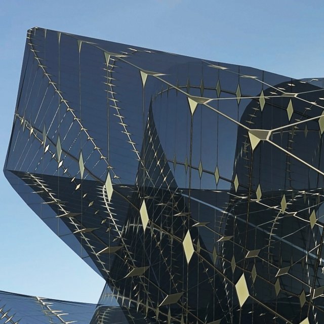 futuristic art building 3D-Modell .c4d .max .obj .3ds .fbx .stl .blend 