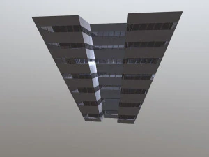 constru&ccedil;&atilde;o de blocos dist&oacute;picos Modelo 3D