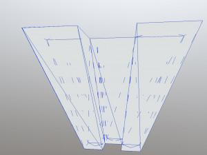 dystopian block building 3D Model